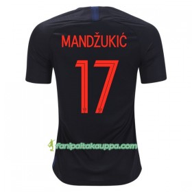 Jalkapallo Peliasut Kroatia Mandžukić 17 MM 2018 Vieras Pelipaita
